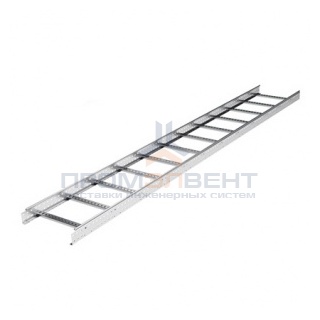 Лестничный лоток 50х600 плюс, L 3000, цинк-ламельный