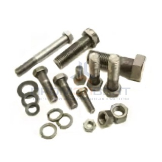 Набор метизов для соединения колонн кабельной эстакады между собой