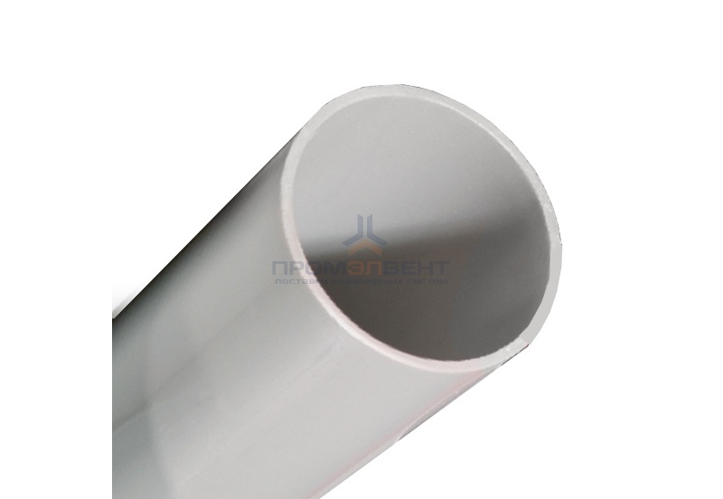 Труба ПВХ жёсткая гладкая д.25мм, тяжёлая, цвет серый [2м/шт, уп.40м]