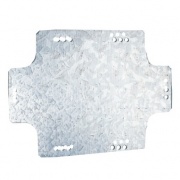 Монтажная пластина из оцинк. стали 358х283мм, для коробок 380х300мм