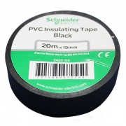Изолента ПВХ Schneider Electric 19мм х 20 метров черная