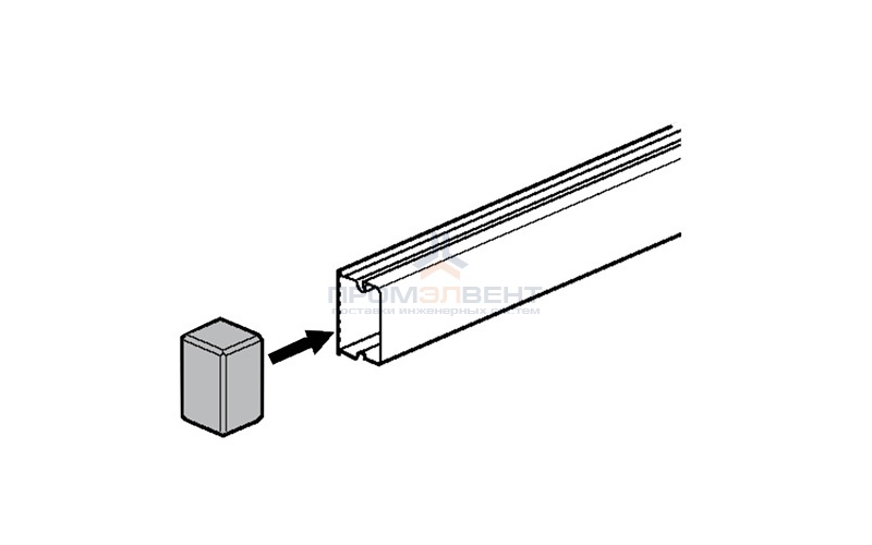 Заглушка 24x14мм Legrand METRA