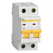 Автоматический выключатель ВА47-29 2Р 20А 4,5кА характеристика D ИЭК (автомат)