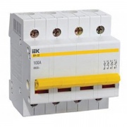 Рубильник модульный ВН-32 4Р  32А выключатель нагрузки ИЭК