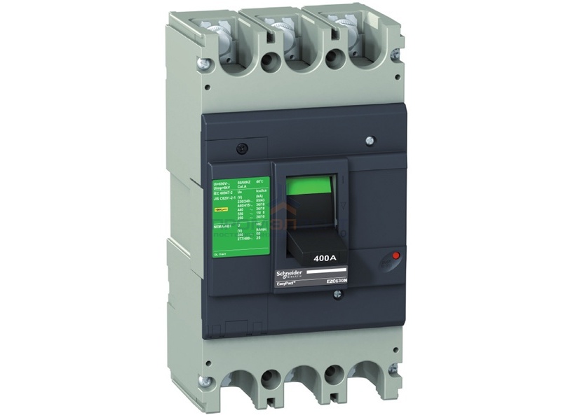 Автоматический выключатель Schneider Electric EZC630N 400A 36кА/415В 3П3Т (автомат)
