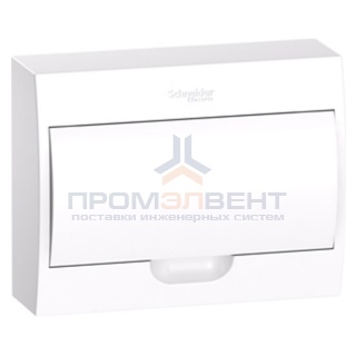 Бокс навесной Schneider Electric Easy9 на 12 модулей с белой дверью с клемниками N+PE