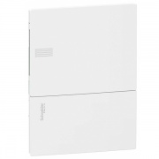 Бокс встраиваемый Schneider Electric Mini Pragma 6 модулей с белой дверью с клемниками N+PE